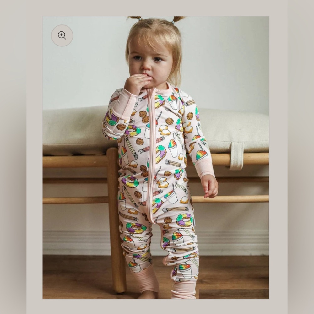 Southern Slumber Sweets Bamboo Pajamas 0–3M NWT Zip One Piece
